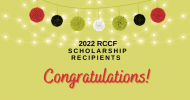2022 RCCF Scholarships Recipients Congratulations!